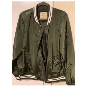 Olive Bomber Jacket